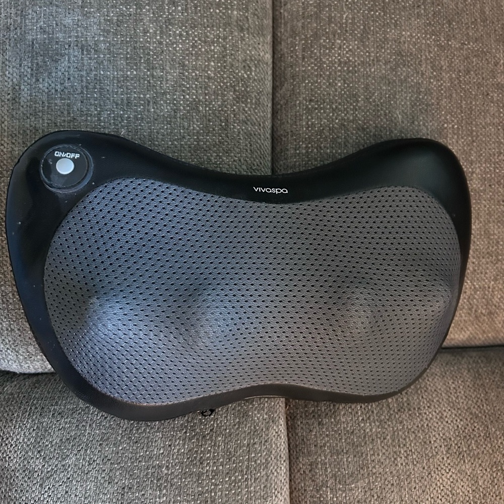 Black and Gray Massage Pillow